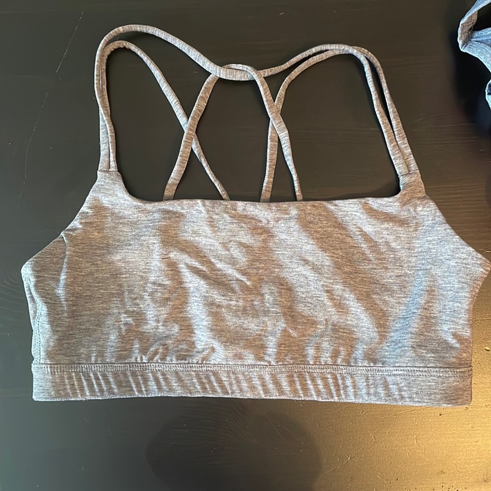 GapFit Low Impact Grey Sport Bra - Small